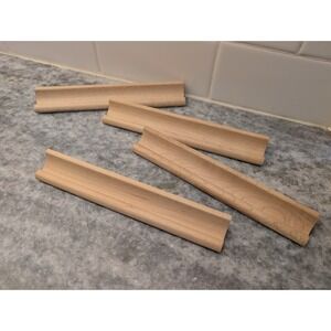 Vtg Scrabble Replacement Game Pieces Wood Tile Holder Rack Complete Set‎ Lot 4